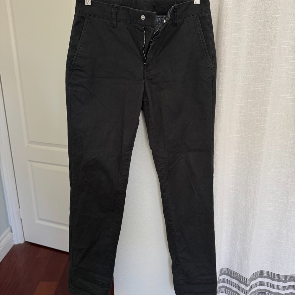 Bonobos Original Chino Jet Black 28 x 30 Slim Fit